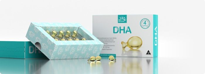 Dầu cá bổ sung dha cho trẻ - bio island dha, 30 viên