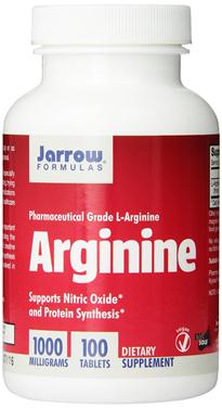Viên uống tăng cường khả năng tuần hoàn máu jarrow formulas l-arginine 1000mg, 100 viên