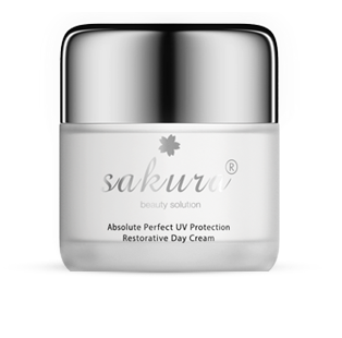Kem dưỡng trắng da ban ngày - sakura absolute perfect uv protection restorative day cream, 30g
