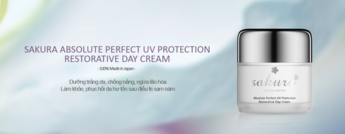 Tác dụng nổi bật của sakura absolute perfect uv protection restorative day cream