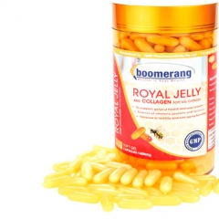 Sữa Ong Chúa Boomerang Royal Jelly and Collagen, 120 Viên