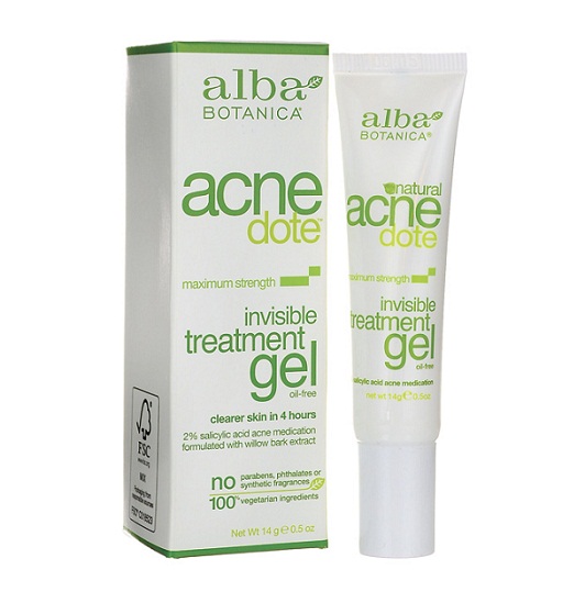 Kem điều trị mụn natural acne dote invisible treatment gel