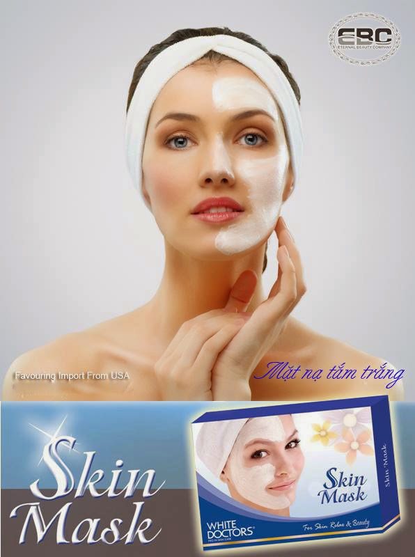 Mặt nạ làm trắng da mặt từ thiên nhiên white doctors skin mask 5 gói