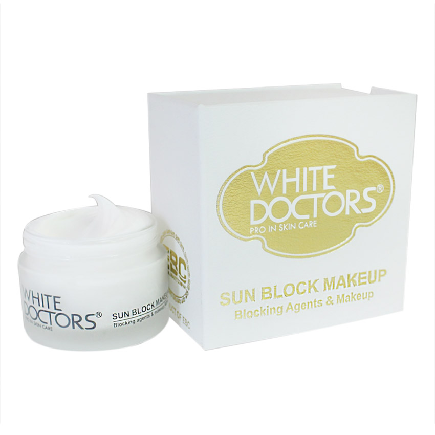 Kem trang điểm chống nắng white doctors sun block makeup 40ml