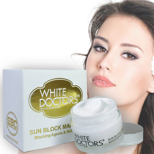 Kem trang điểm chống nắng white doctors sun block makeup 40ml