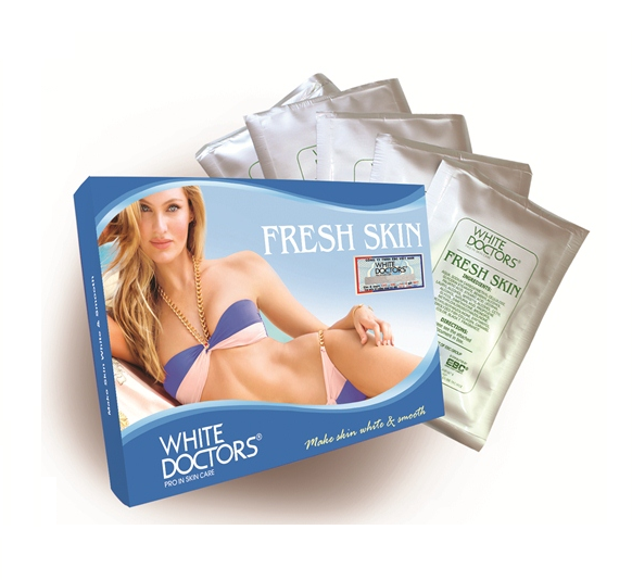 Kem tẩy tế bào chết toàn thân white doctors fresh skin của mỹ hộp 5 gói