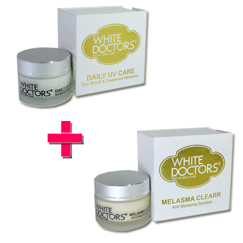 Thành phần của bộ đôi white doctors malasma pro và white doctors daily uv care