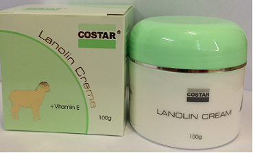 Kem dưỡng da nhau thai cừu của Úc costar lanolin cream with vitamin e 100g