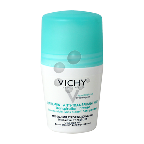 Lăn khử mùi của pháp vichy traitement anti-transpirant 48h, diệt vi khuẩn, ngăn mùi cơ thể khó chịu