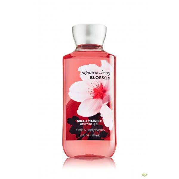 Sữa tắm dưỡng trắng da toàn thân japanese cherry blossom shea and vitamin e 295ml