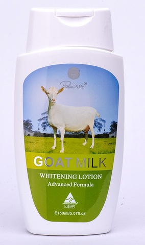 Kem dưỡng trắng sữa dê goat milk whitening lotion blue pure-Úc 150ml