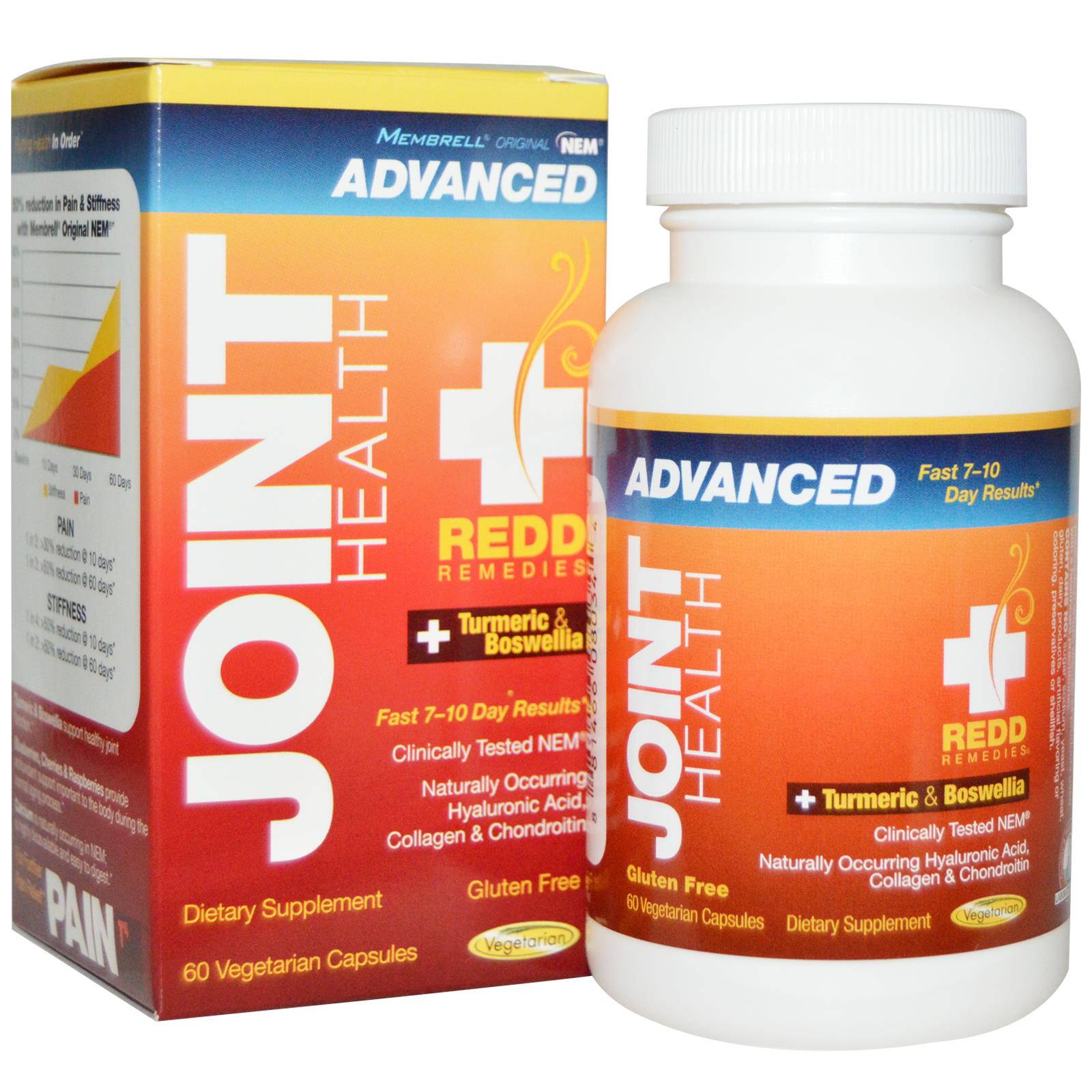 Viên uống redd remedies joint health advanced 60 viên: chiết xuất thảo mộc, nâng cao sức khỏe, tăng sức đề kháng
