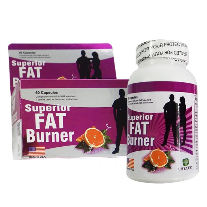 Viên uống giảm cân tinh chất bưởi superior fat burner hộp 60 viên