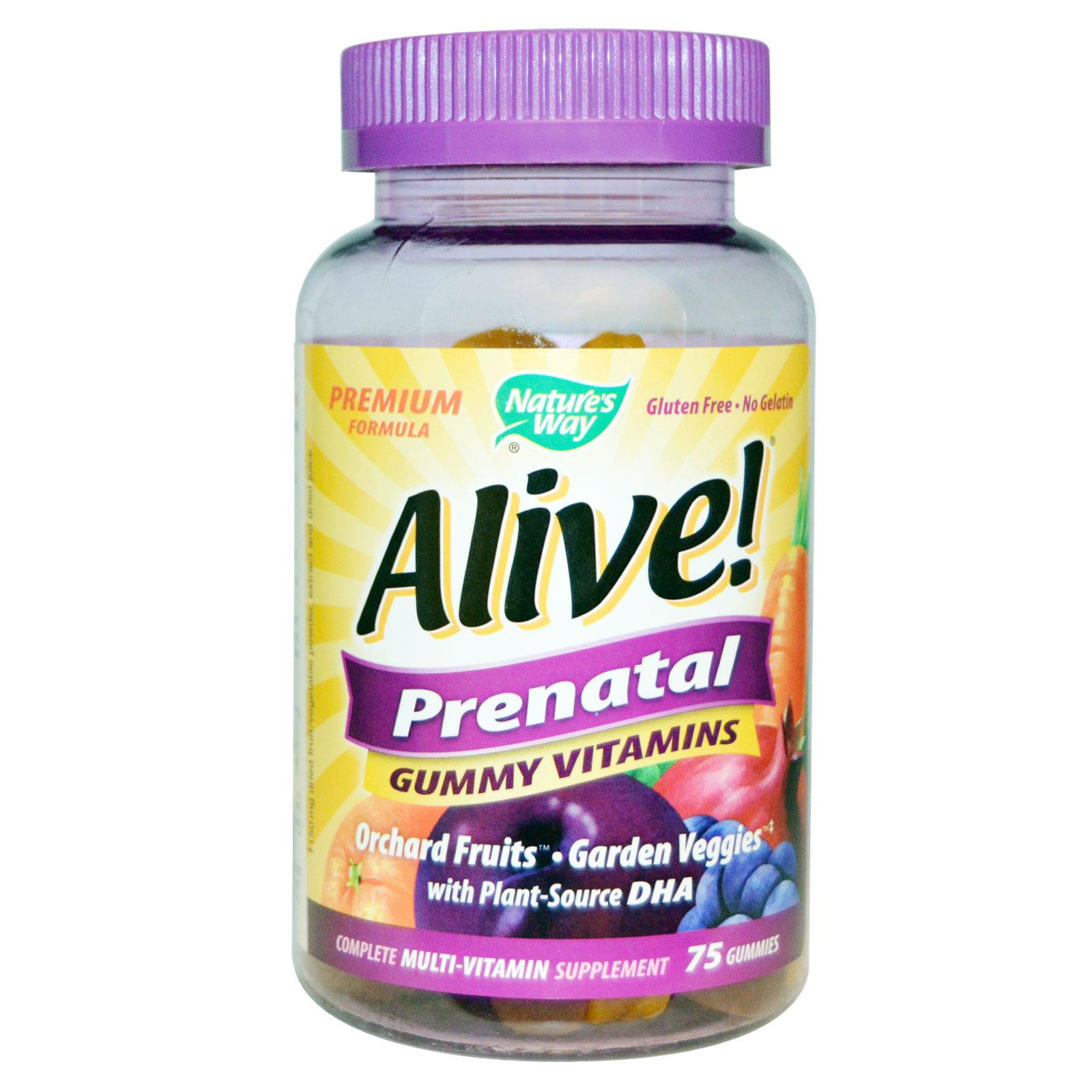 Thành phần của nature's way live prenatal gummy vitamins