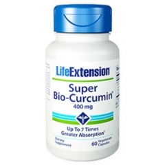 Viên uống Life Extension Super Bio-curcumin 400mg Vegetarian Capsules, 60 viên/hộp - Chiết xuất nghệ, tăng cường hệ miễn dịch, kháng viêm