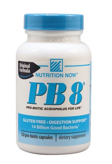 Tpcn hỗ trợ hệ tiêu hóa nutrition now pb 8 pro-biotic acidophilus 120 viên/hộp