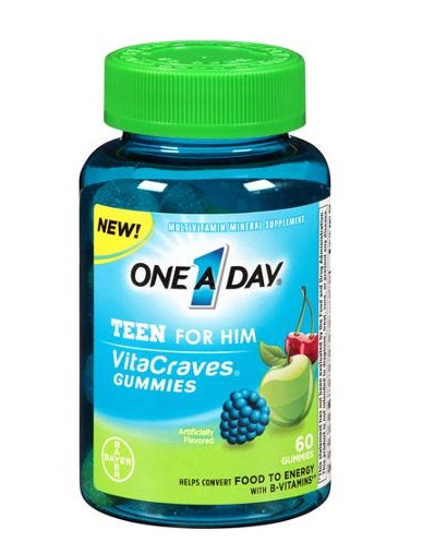 Tác dụng nổi bật của one a day vitacraves teen advantage for him