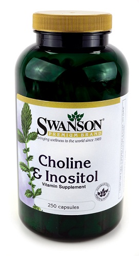 Tpcn hỗ trợ não bộ swanson choline & inositol hộp 250 viên của mỹ