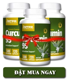 Jarrow curcumin 95, 500mg: viên uống giảm đau dạ dày và hỗ trợ điều trị viêm gan, ung thư, 120 viên