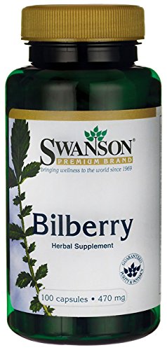 Viên uống bổ mắt bilberry fruit 470 mg thương hiệu swanson của mỹ 100 viên