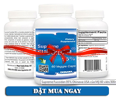 Okinawa hippo herbs supreme agaricus blazei plus cordyceps sinensis with fucoidan 95% - viên uống hỗ trợ điều trị, phòng bệnh ung thư, 60 viên