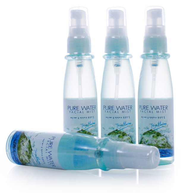 Xịt khoáng muối biển hàn quốc the face shop pure water facial mist 70ml