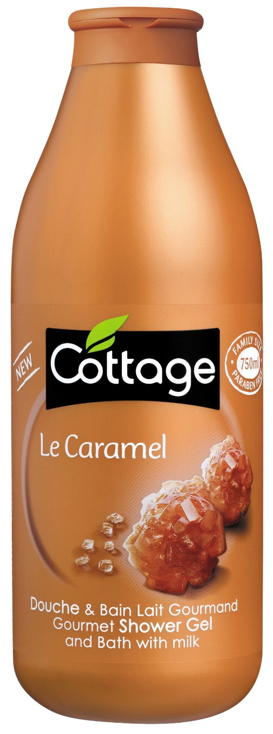Sữa tắm dưỡng trắng dành cho mọi loại da cottage le caramel 750ml của pháp