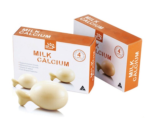 Viên uống chiết xuất từ sữa bò - bio island milk calcium, 30 viên