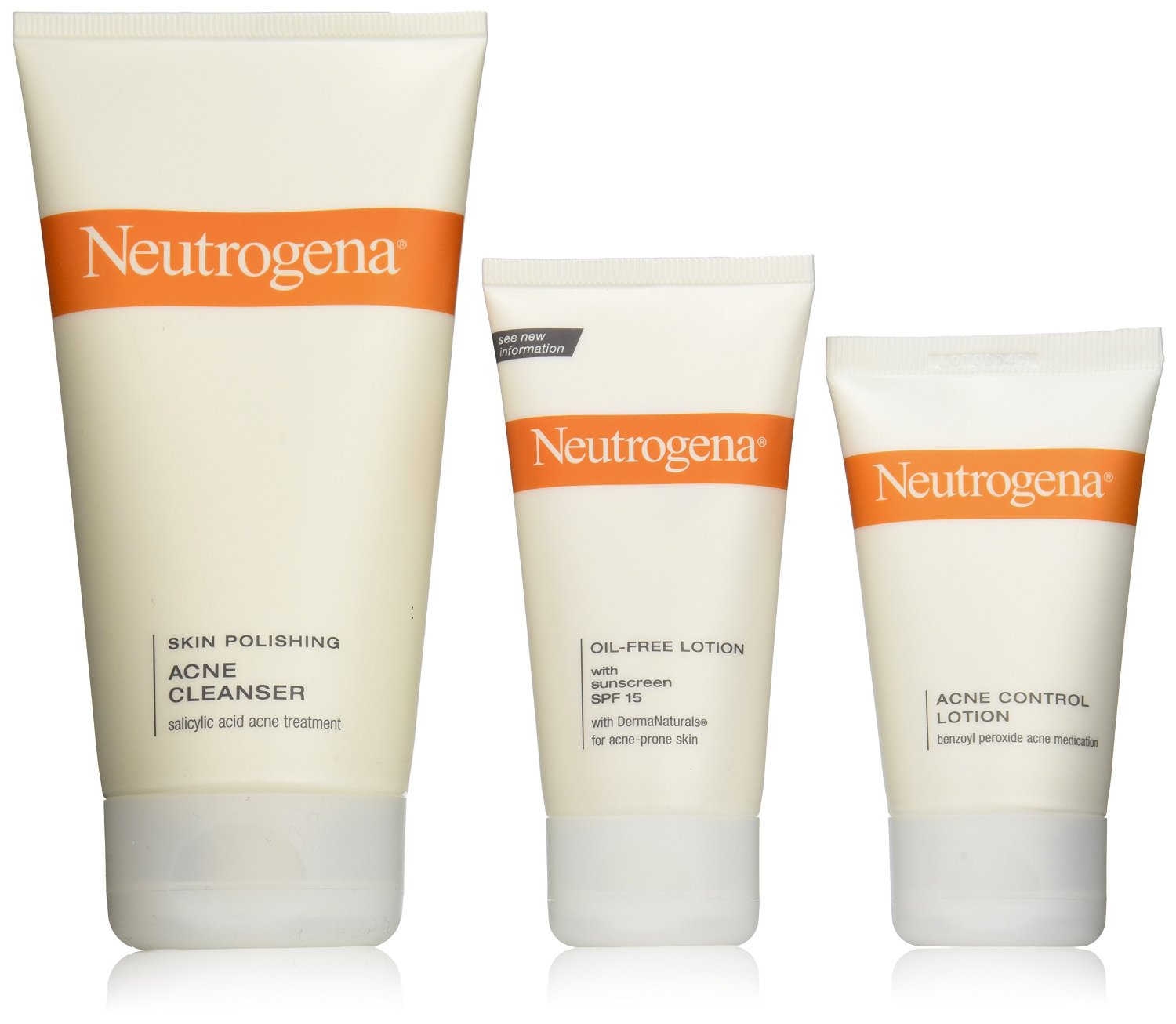 Bộ 3 sản phẩm đặc trị mụn neutrogena complete acne therapy system
