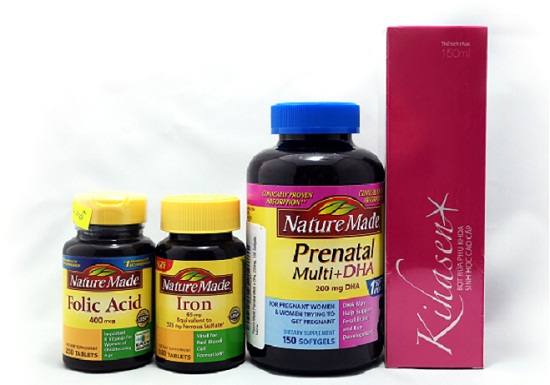 Bộ sản phẩm chăm sóc sức khỏe cho phụ nữ mang thai nature made