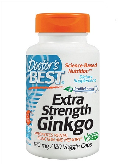 Tpcn hỗ trợ hoạt động não bộ doctor best extra strength ginkgo 120 viên