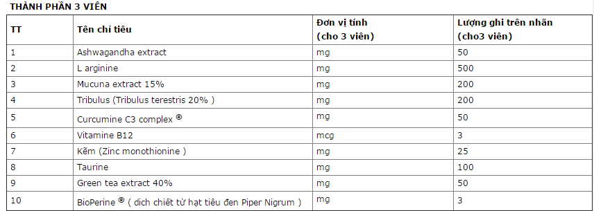 Tpcn tăng cường sinh lý nam nữ wincare libicare-m 45 viên