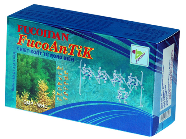 Tpcn tăng cường sức khỏe, hỗ trợ bệnh ung thư từ tảo biển fucoidan fucoantik seaweed extract