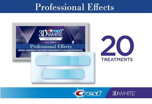 Miếng dán làm trắng răng crest 3d white professional effects - bộ 42 miếng: hiệu quả sau 20 ngày sử dụng