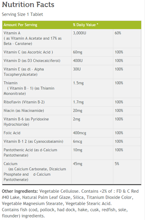 Viên uống nature bounty multi-day : bổ sung vitamin và khoáng chất, tăng cường sức khỏe 110 viên