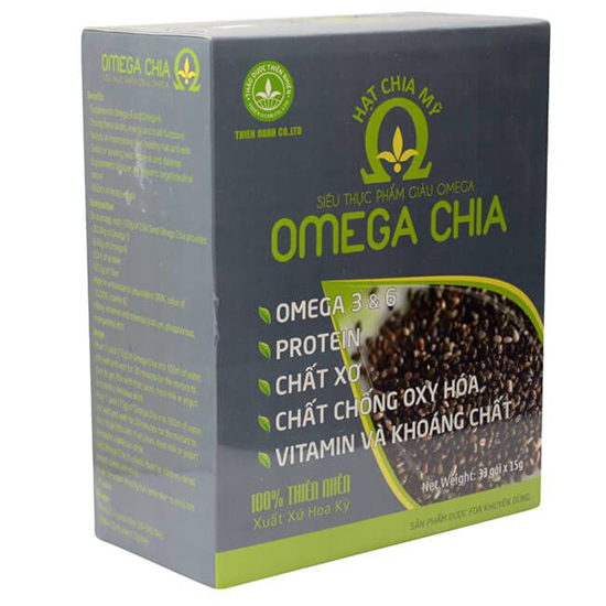 Hạt chia omega 3 6 đã được kiểm nghiệm theo đúng tiêu chuẩn quốc tế fda về an toàn thực phẩm hoa kỳ