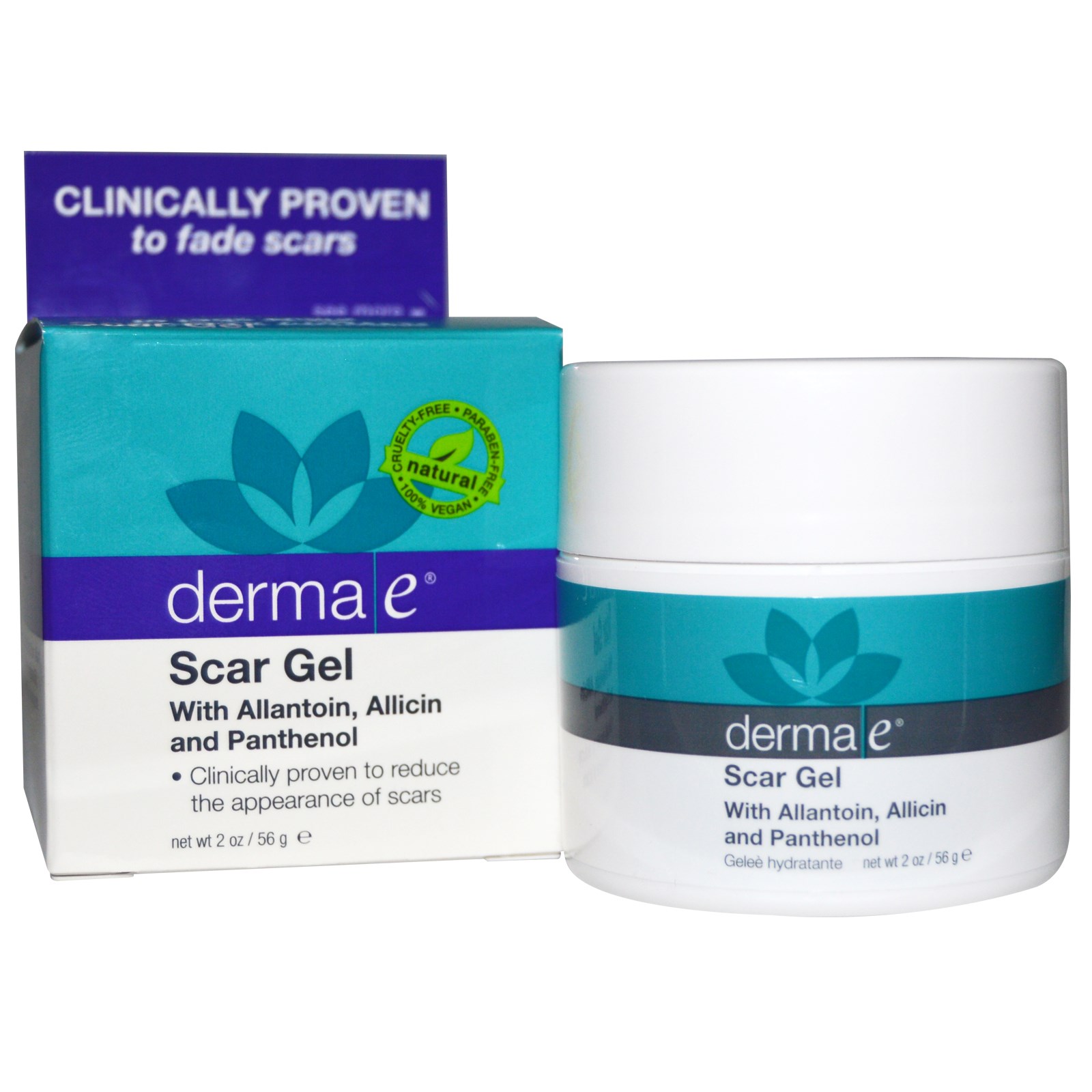 derma e scar gel.