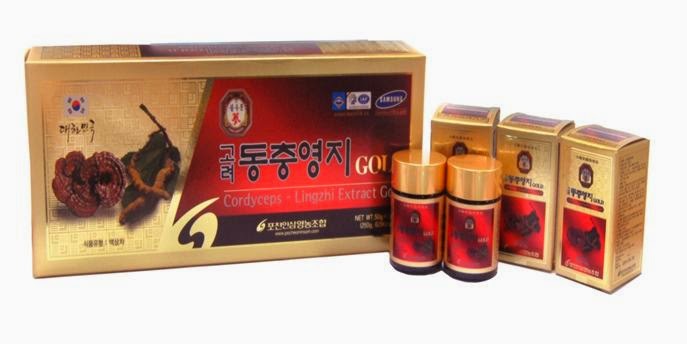 Cao linh chi đông trùng hạ thảo hộp 5 lọ