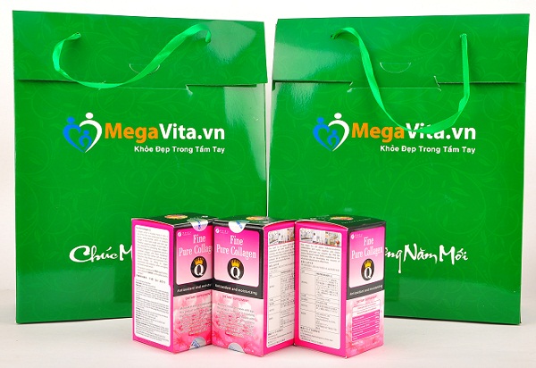 Quà tặng tỏa sáng vẻ đẹp cho người phụ nữ: compo fine pure collagen q