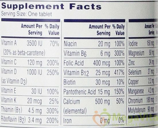 Tpcn bổ sung dưỡng chất cho phụ nữ trung niên trên 50 tuổi: one a day® women's 50+ healthy advantage 120 viên