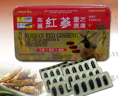 Công dụng của sâm nhung linh chi hàn quốc