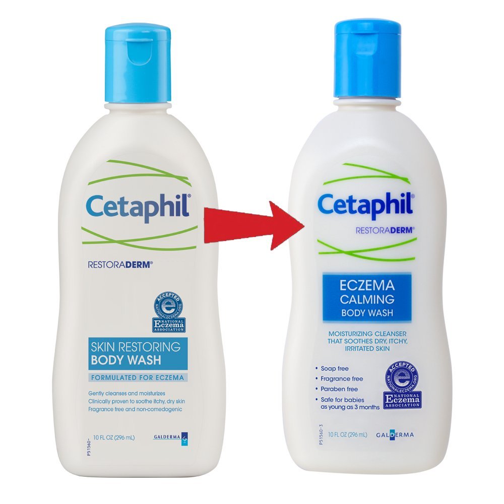 Sữa tắm trị chàm cho trẻ trên 3 tháng cetaphil restoraderm eczema calming body wash 300ml