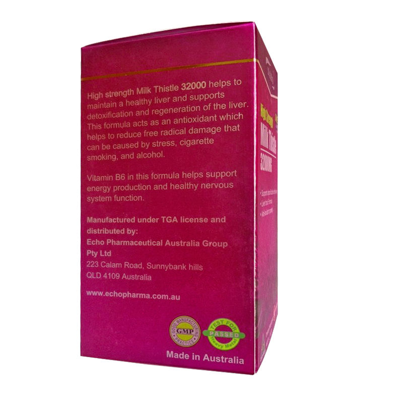 Viên uống mát gan, giải độc gan tốt nhất của mỹ naro high strength milk thistle 32000mg 90 viên