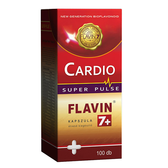 Viên uống hỗ trợ sức khỏe tim mạch cardio super pulse flavin7+ hộp 100 viên