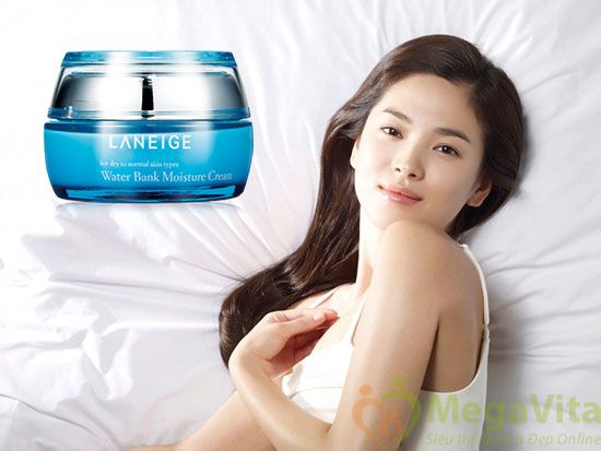 Kem dưỡng ẩm dành cho da khô laneige water bank moisture cream 50ml