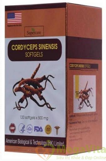 Viên uống tăng cường sức khỏe Đông trùng hạ thảo supercare 120 viên