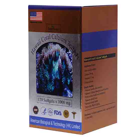 Viên nang mềm canxi san hô hawaii 120 viên