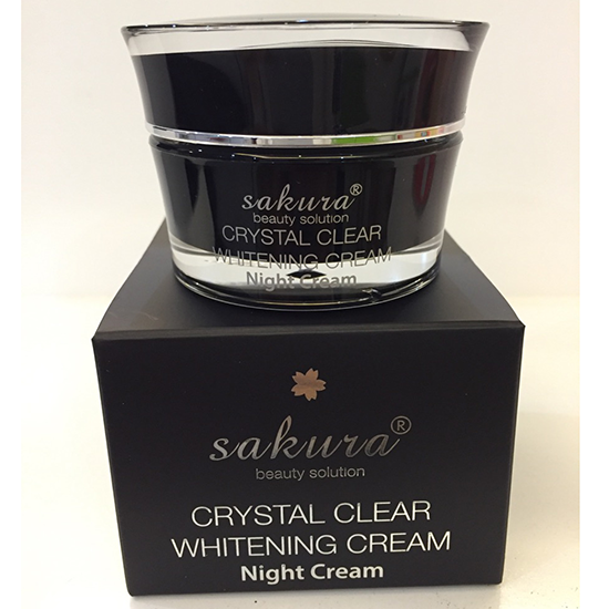 Sakura whitening night cream - kem trị nám, dưỡng trắng da ban đêm, 30g