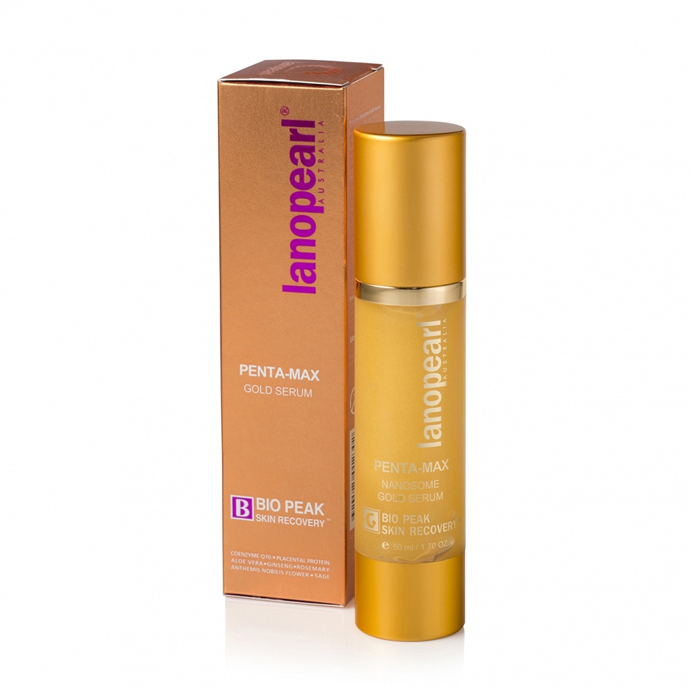 Serum chống lão hóa nhau thai cừu và tinh chất vàng lanopearl penta max gold serum 50ml