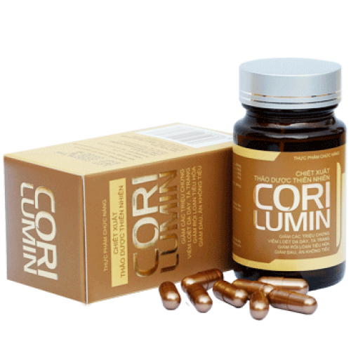 Viên uống hỗ trợ điều trị viêm loét dạ dày corilumin 20 viên